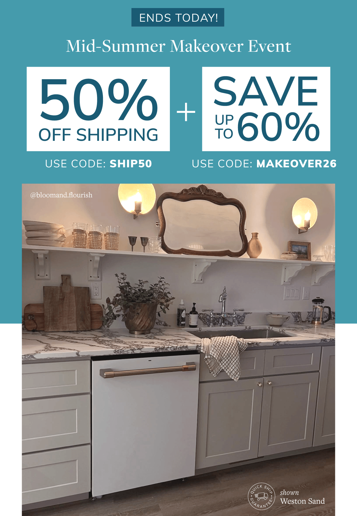 Mid-Summer Makeover Event: Up to 60% Off