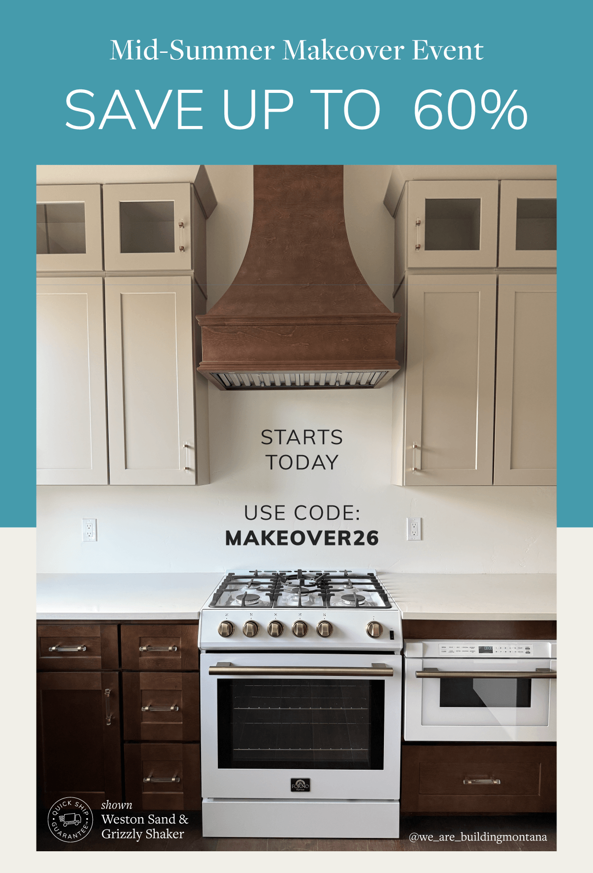 Mid-Summer Makeover Event: Up to 60% Off